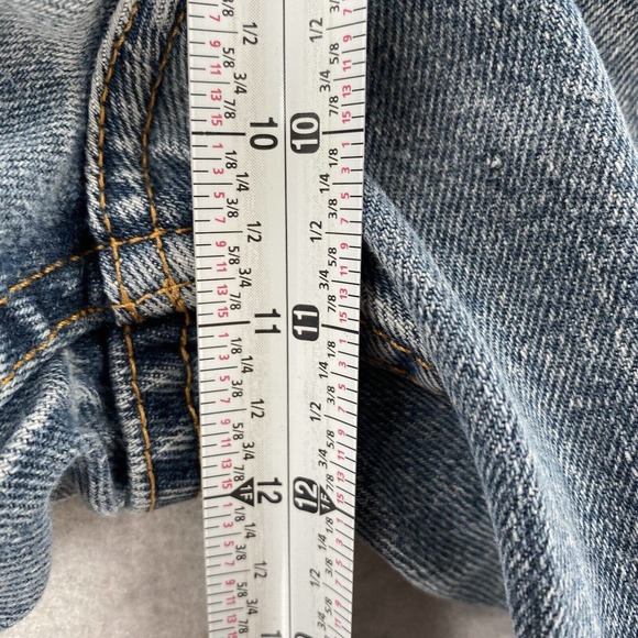 Eddie Bauer Jeans 40x30 Mens Blue Relaxed Fit Tapered Leg Cotton Denim‎ Med Wash - Picture 12 of 14